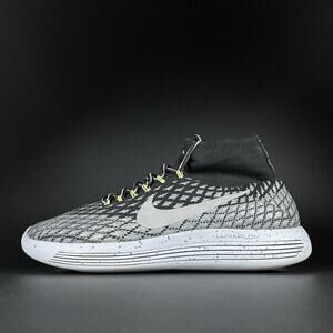 Nike Lunarepic Flyknit Men’s 8 Gray Running’s Sneakers Athletic Shoes Casual GUC